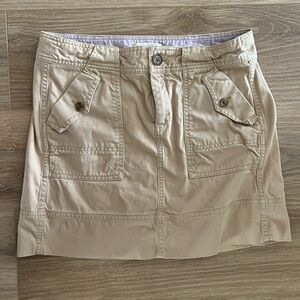 Banana republic beige mini skirt